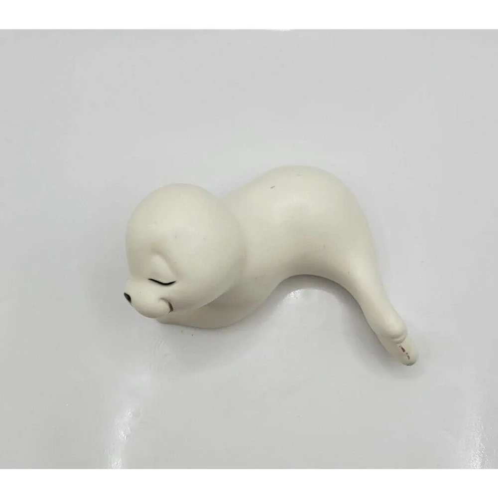 Vintage Oxford Smiling White Baby Seal 4